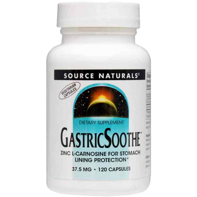 GastricSoothe Zinc LCarnosine, Source Naturals